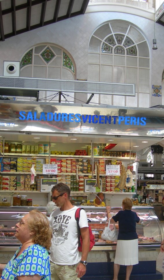 Saladures al mercat central de València