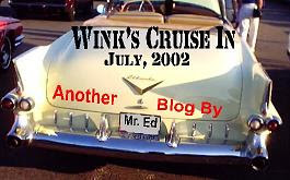 Click picture for the July, 2002 Cruise-In at Wink's