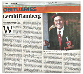 Click to read Gerald Flamberg's obituary