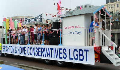 I've come out. I'm a Tory.