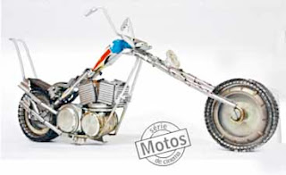 Miniature Brazilian Horological Motorcycle Art