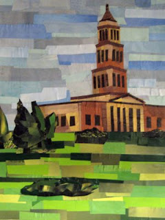 The Masonic Temple by collage artist Megan Coyle