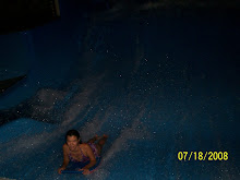 This is a picture of me; body surfing at The Wave