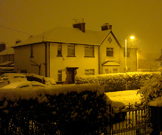 Snow in East Belfast