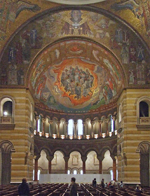 Cathedral Basilica of Saint Louis, in Saint Louis, Missouri, USA - Sacred Heart Shrine under construction, west transept