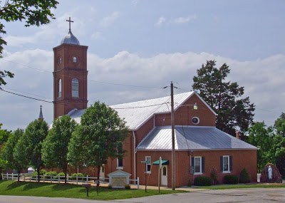 Saint Gertrude Roman Catholic Church, in Krakow, Missouri, USA - 