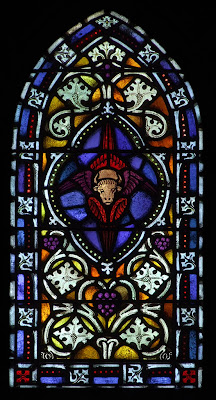 Saint Ignatius of Loyola Roman Catholic Church, in Concord Hill, Missouri, USA - stained glass window