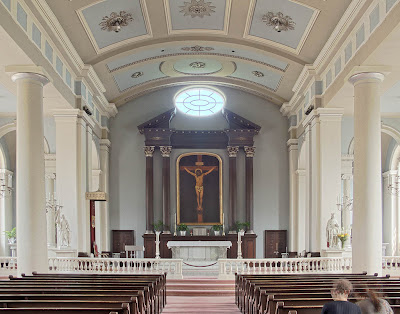 Basilica of Saint Louis, King of France, in Saint Louis, Missouri, USA - nave