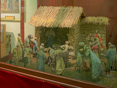 Museum of the Basilica of Saint Louis, King of France, in Saint Louis, Missouri, USA - nativity scene