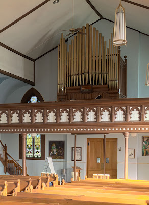 Saint Joseph Roman Catholic Church, in Chenoa, Illinois, USA - pipe organ