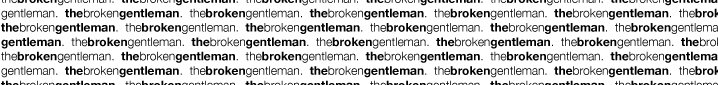 the broken gentleman.