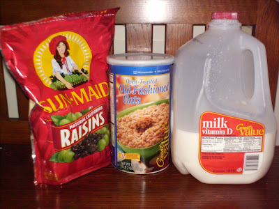 Crockpot oatmeal ingredients