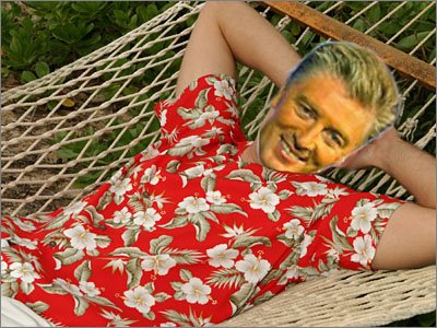 Pat Kenny chilling in the sunshine o Gorse Hill yesterday. Or close enough