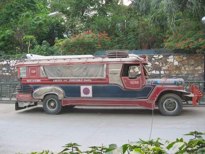 Jeepney in Puerta Galera