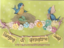 I've joined the Hanging up Springtime Swap!