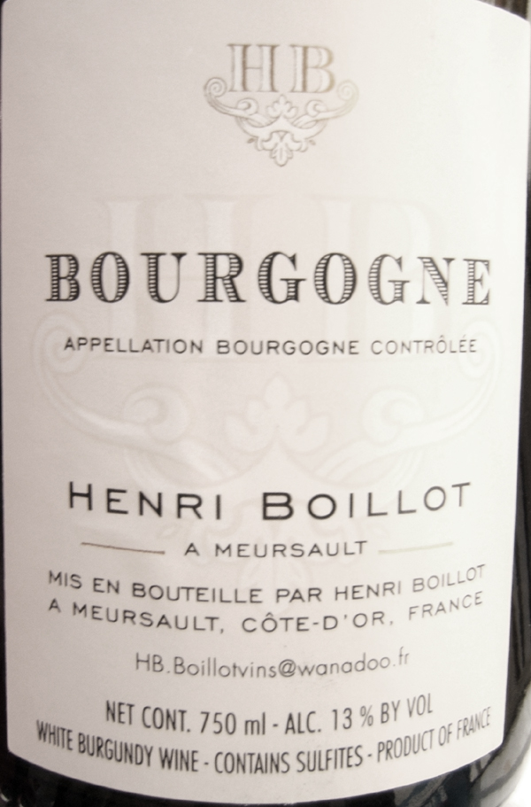 Henri Boillot 2004 Appellation Bourgogne Contrôlée