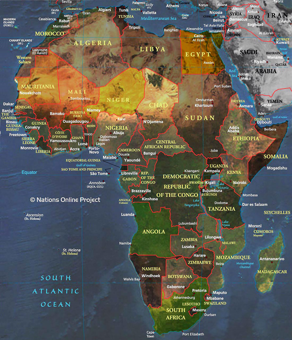 africa major cities