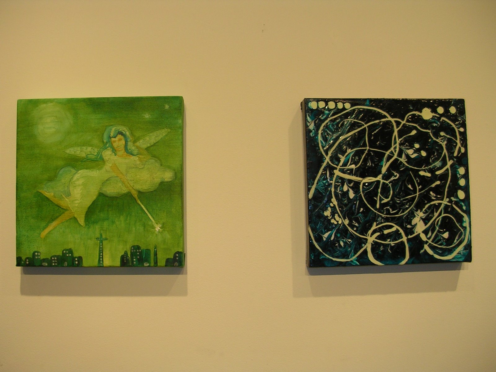 [Un+labeled+paintings+that+used+Golden+Phosphorescent+Green+acrylic.JPG]