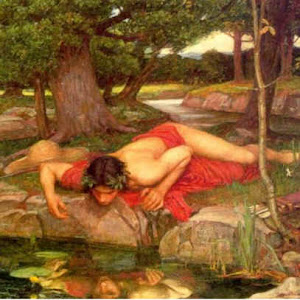 El mito de Narciso que se enamoró de su propia imagen al verla en el agua