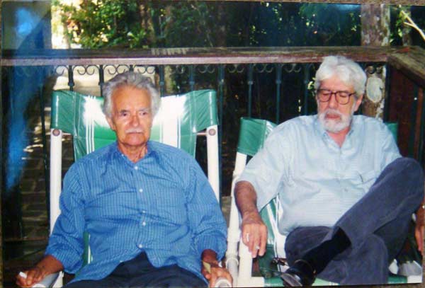 Mário Barata e Ivan Junqueira em 2001