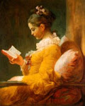 la lectrice ("A leitora"), óleo de Jean-Honoré Fragonard