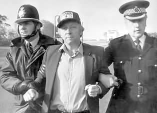 [The+NUM+(National+Union+of+Mineworkers)+leader+Arthur+Scargill+is+led+away+from+the+Orgreave+coking+plant+during+the+minersâ€™+strike+in+1984.+Picture]