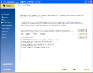 Install Symantec License File