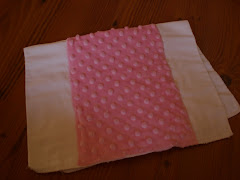 Pink Minky Burp Cloth ($12)