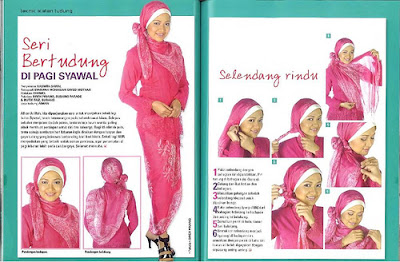 خطوات وطرق لف الحجاب بالصور How+to+Tie+Malaysian+Hijab
