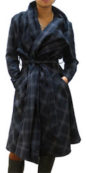 Vivienne Westwood Plaid Wool Coat