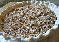 Concord grape pie streusel topping