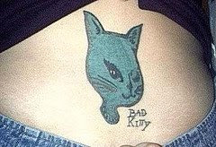 kitty cat tattoo design pics