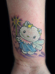 picture of kitty fairy tattoo