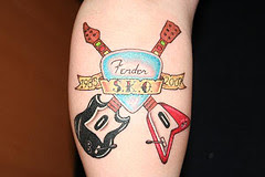 guitar pictures tattoo