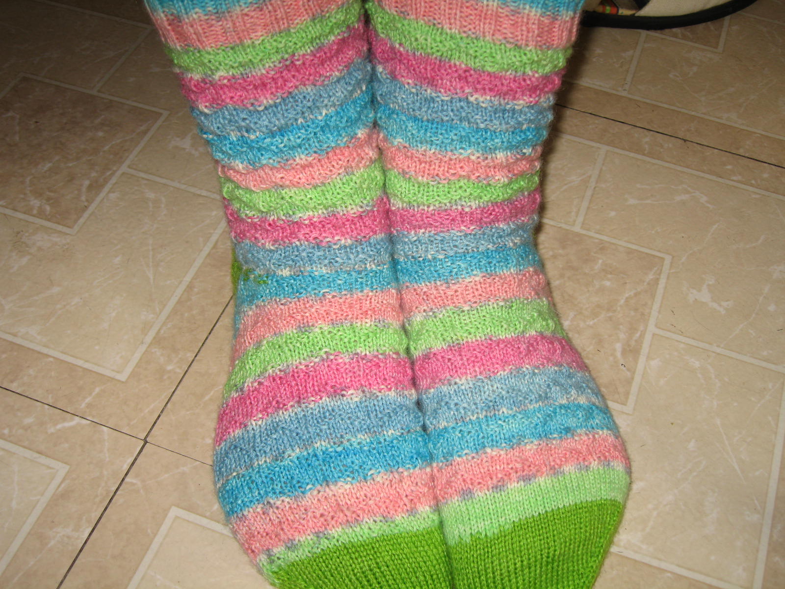 socks I made for my sister