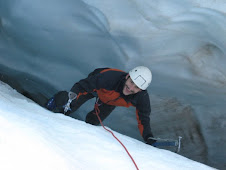 Ice climbin