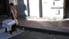 One of many street performes