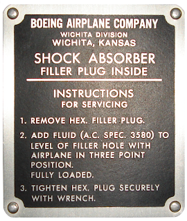 Boeing Stearman Shock Plate