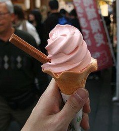 Japanese Cherry Blossom ice cream