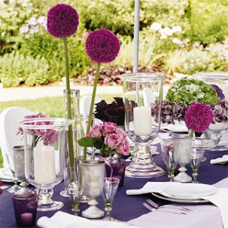  البنفسجي في ليلة العرس روعة  Purple+wedding+tablescape