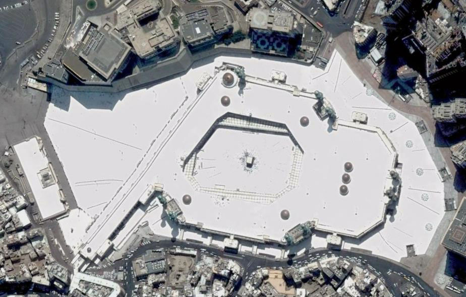 image satellite Arabie Mekka