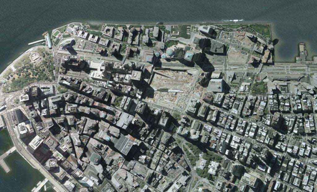 Zone de "Ground zero" - New-York