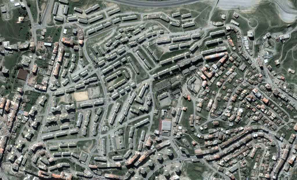 Photo satellite Tizi-ouzou Algerie