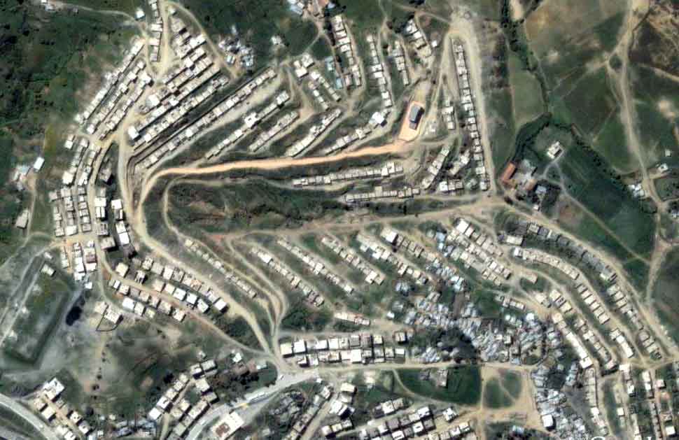 Skikda - Algérie - Zone urbaine récente.