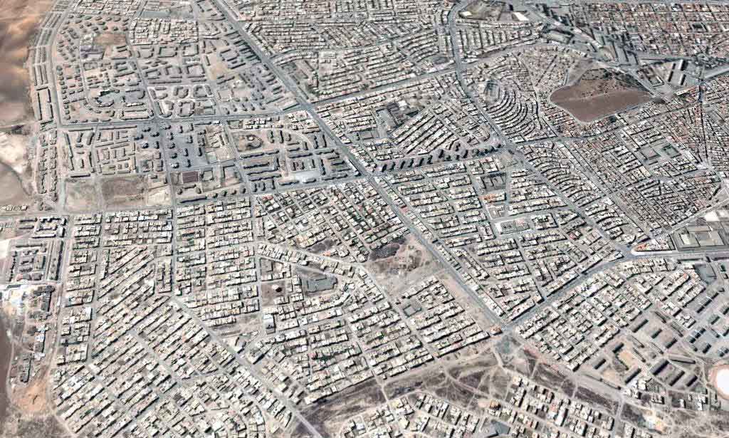 Zone d'habitaions individuelles et collectives à la péréphérie de Sétif - Algérie