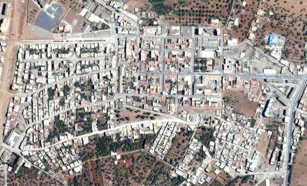 Photo satellite Tazmalt Bejaia Algerie