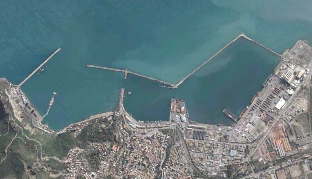 photo satellite bejaia port Algerie