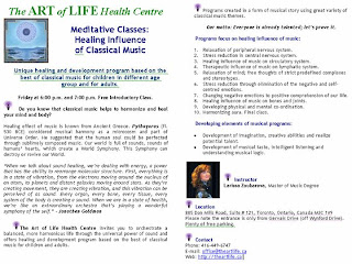 The Art Of Life Healing Influence of Classical Music Program