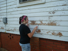 Jayme is scraping the walls!