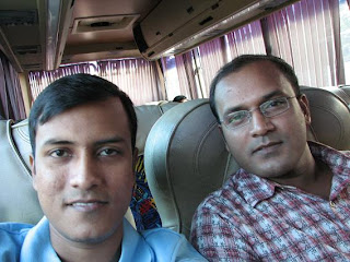 Me with my brother Shumon in the bus